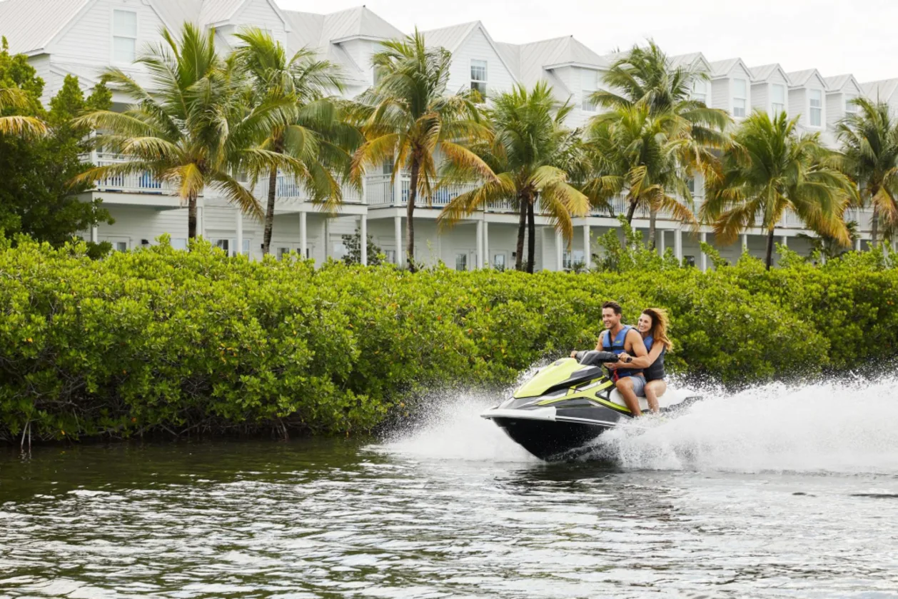 Parrot Key couples retreat florida lifestyle jetski